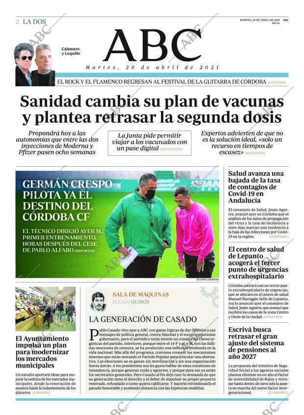 ABC CORDOBA 20-04-2021 página 2