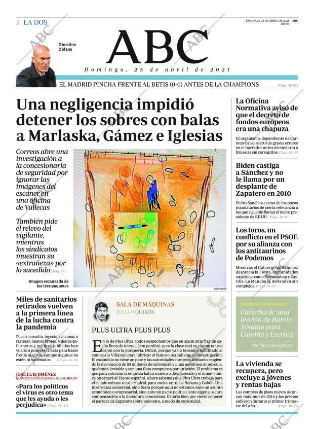 ABC MADRID 25-04-2021 página 2