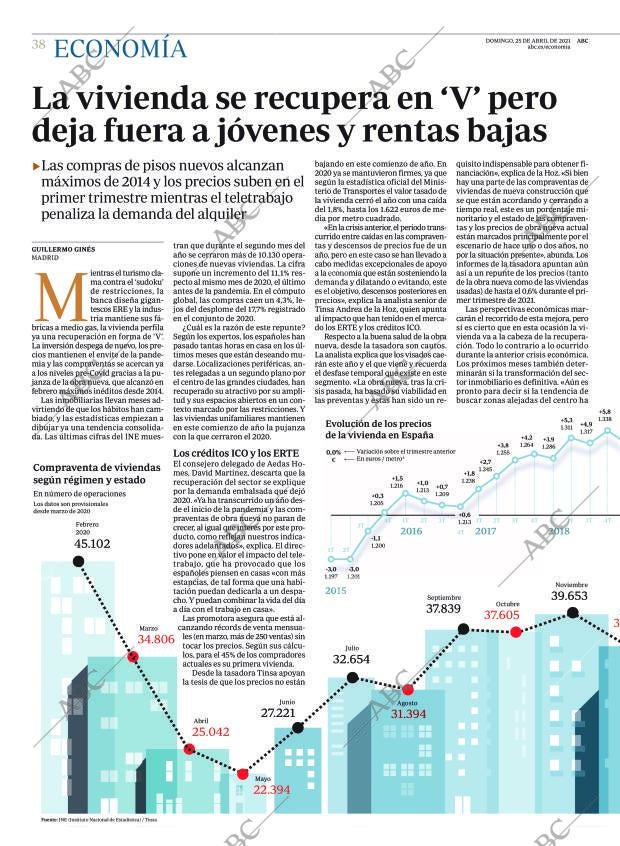 ABC MADRID 25-04-2021 página 38