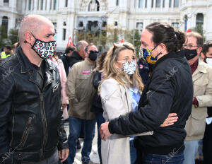 Manifestación del 1 de Mayo, Día del Trabajo, bajo el lema 'Ahora toca cumplir',...