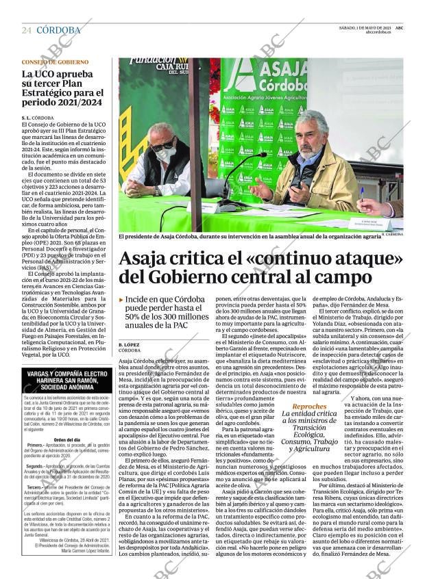 ABC CORDOBA 01-05-2021 página 24