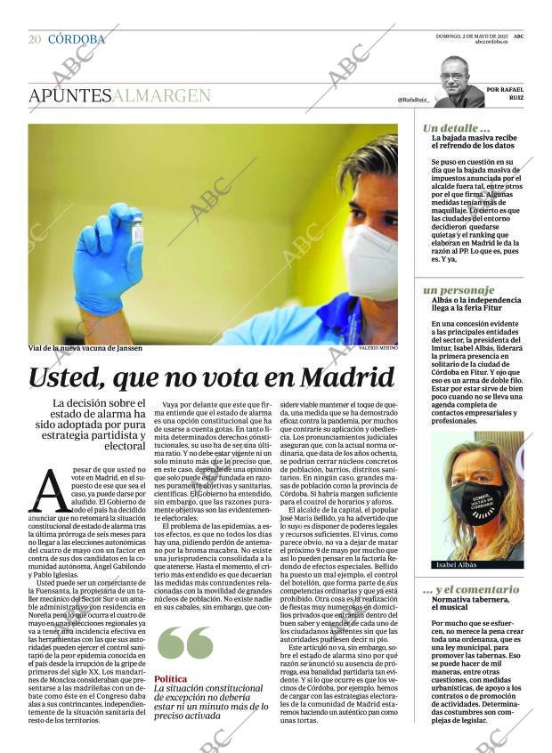 ABC CORDOBA 02-05-2021 página 20