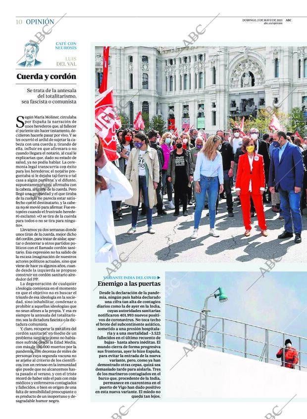 ABC MADRID 02-05-2021 página 10