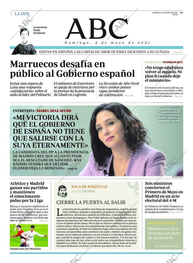 ABC MADRID 02-05-2021 página 2