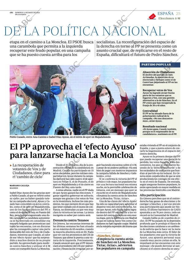 ABC MADRID 02-05-2021 página 25