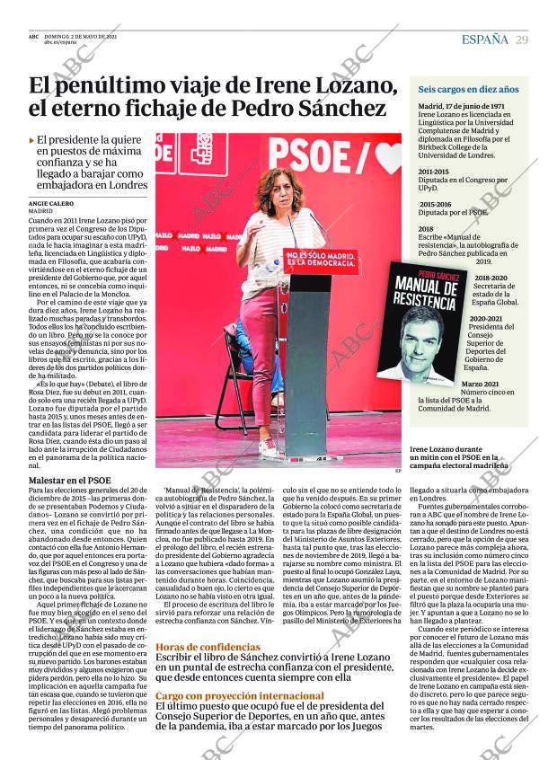 ABC MADRID 02-05-2021 página 29