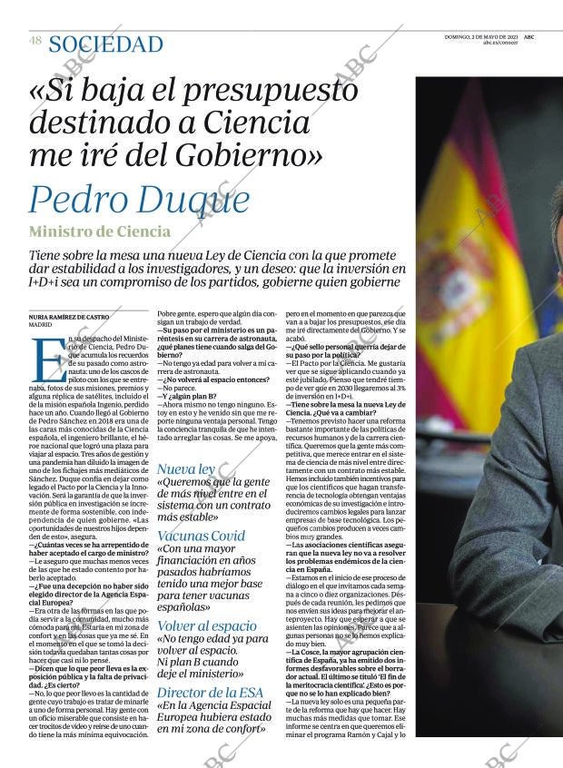 ABC MADRID 02-05-2021 página 48
