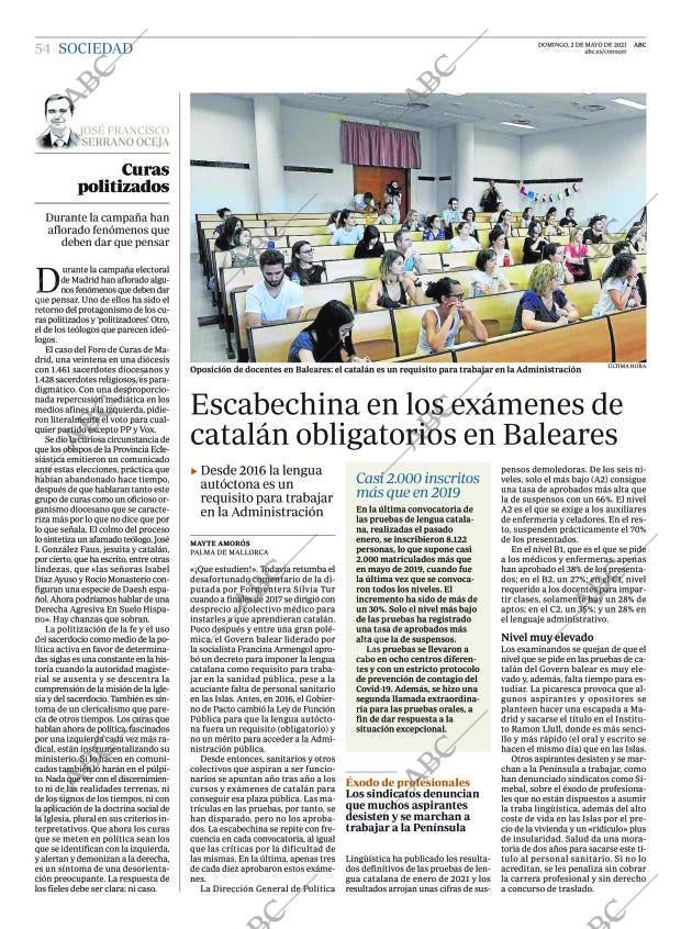 ABC MADRID 02-05-2021 página 54
