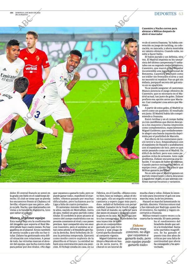 ABC MADRID 02-05-2021 página 63
