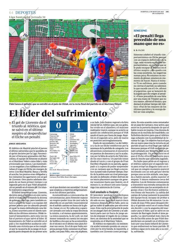 ABC MADRID 02-05-2021 página 64