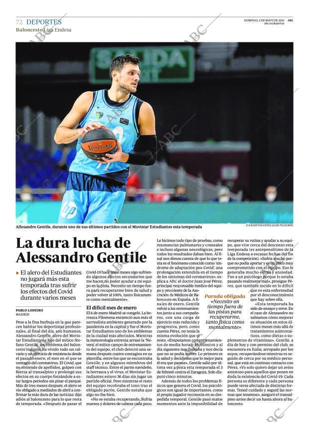 ABC MADRID 02-05-2021 página 72