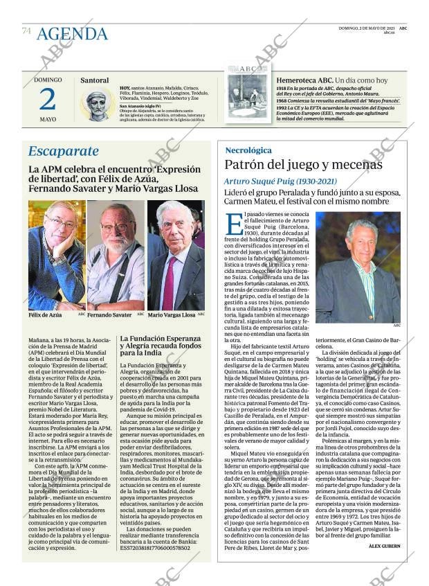 ABC MADRID 02-05-2021 página 74