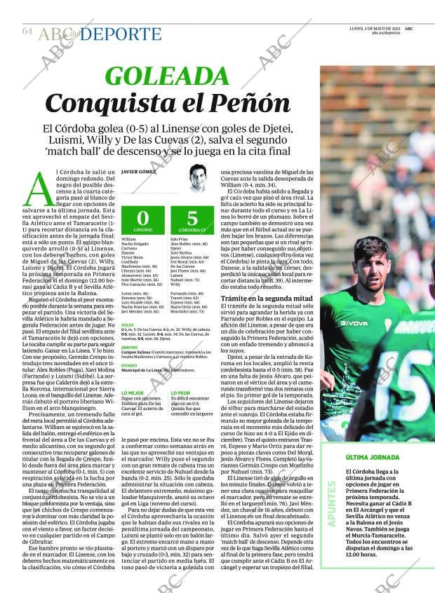 ABC CORDOBA 03-05-2021 página 64