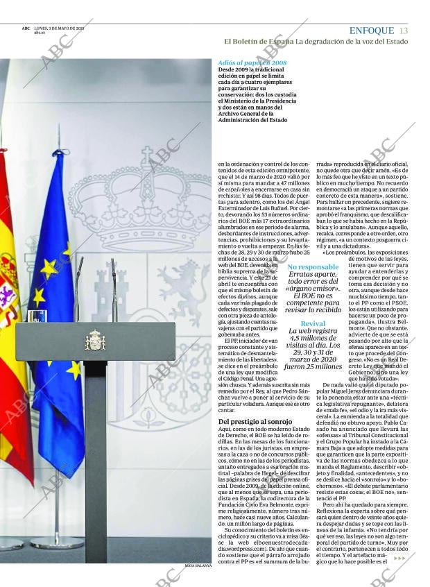 ABC MADRID 03-05-2021 página 13