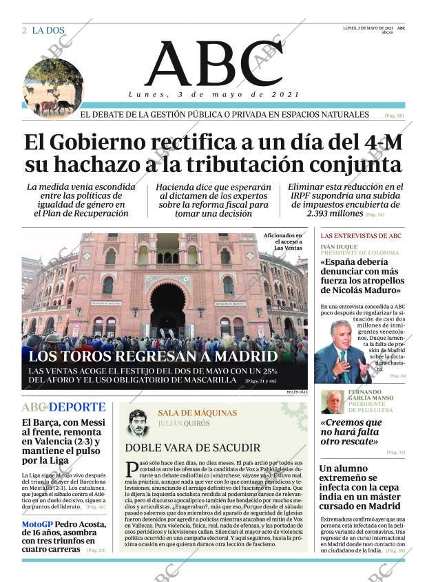 ABC MADRID 03-05-2021 página 2