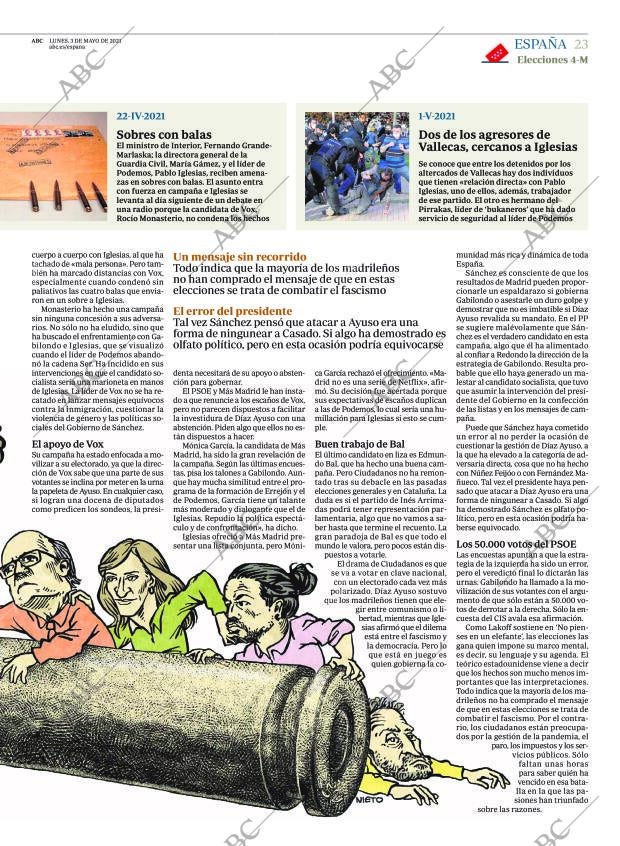 ABC MADRID 03-05-2021 página 23