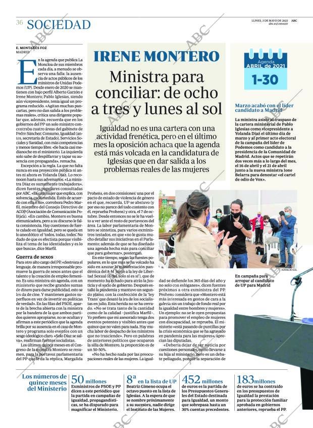 ABC MADRID 03-05-2021 página 36