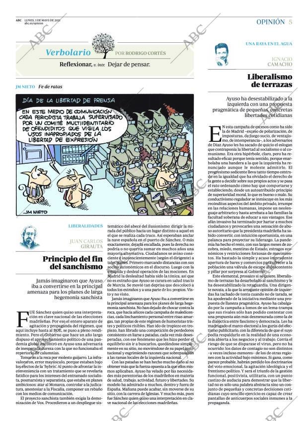ABC MADRID 03-05-2021 página 5
