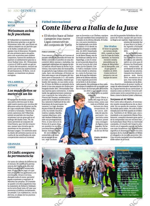 ABC MADRID 03-05-2021 página 50