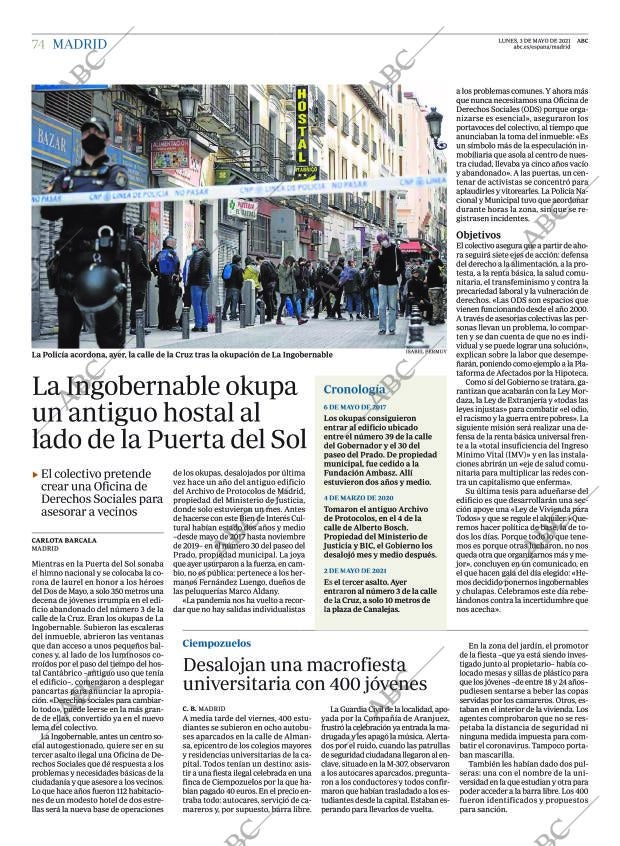 ABC MADRID 03-05-2021 página 74