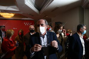 Seguimiento de resultados de las elecciones del 4 M en el Hotel Princesa Plaza...