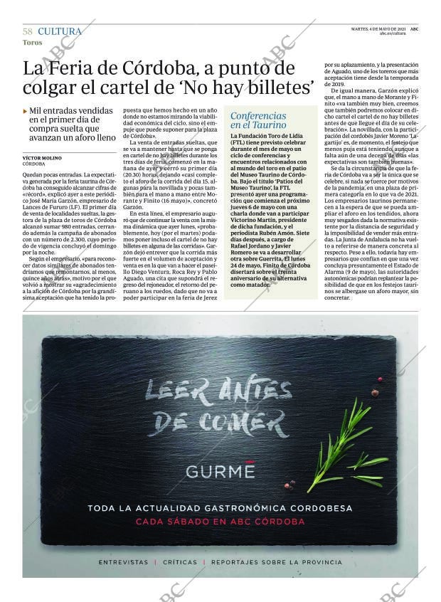 ABC CORDOBA 04-05-2021 página 58