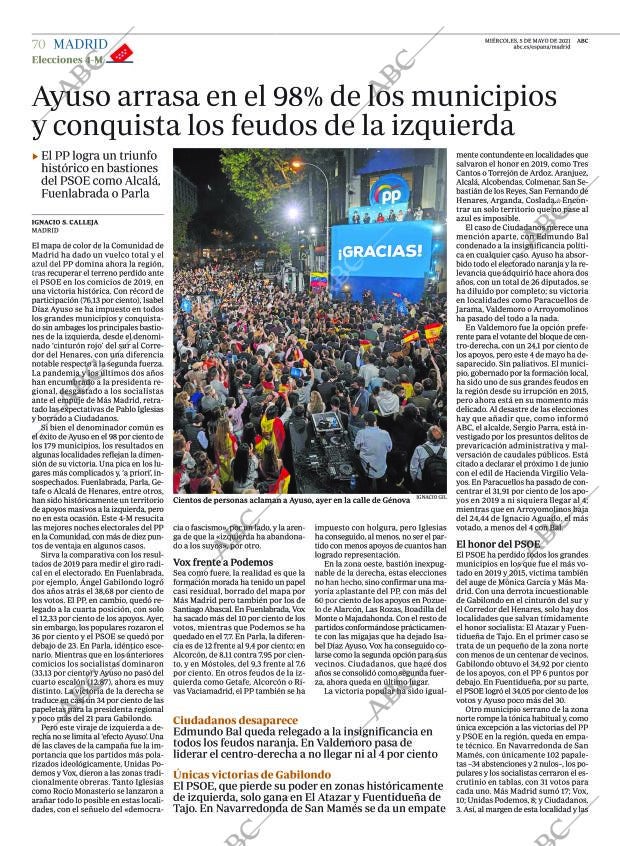 ABC MADRID 05-05-2021 página 70