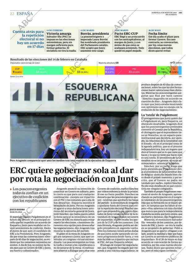 ABC MADRID 09-05-2021 página 22