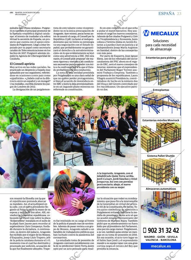 ABC MADRID 25-05-2021 página 23