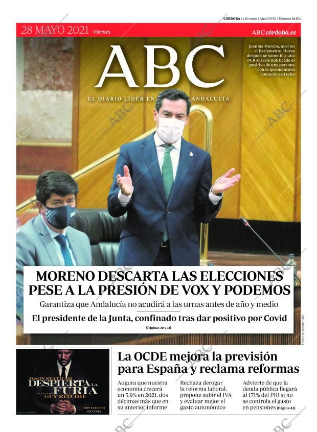 ABC CORDOBA 28-05-2021 página 1