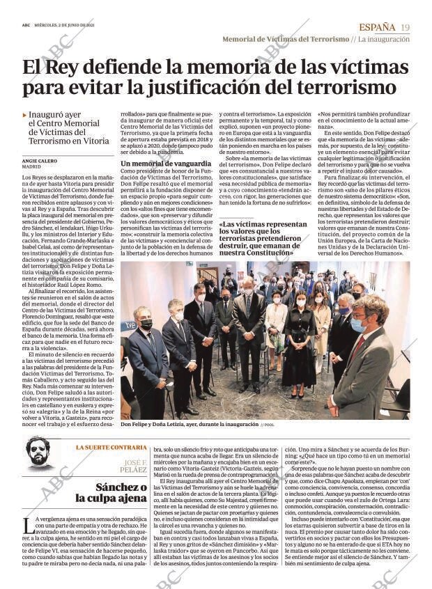 ABC MADRID 02-06-2021 página 19