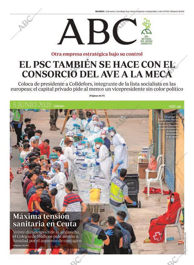 ABC MADRID 05-06-2021 página 1