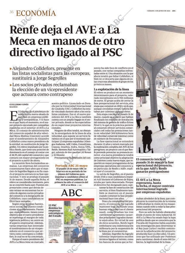 ABC MADRID 05-06-2021 página 36