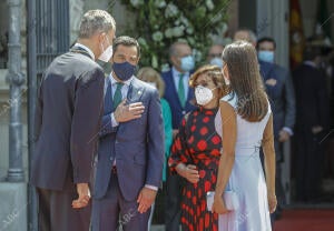 El Rey Felipe Recibe la medalla de honor de Andalucía