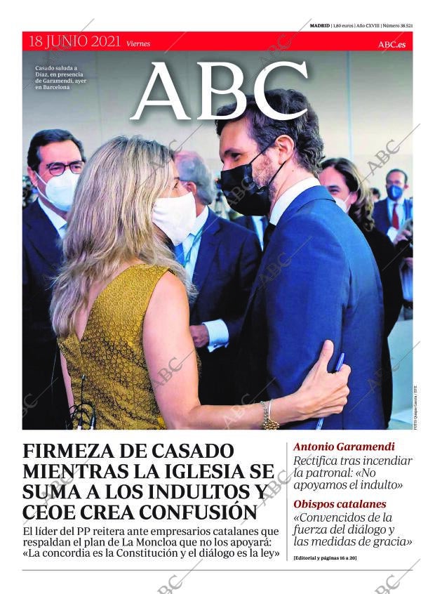 ABC MADRID 18-06-2021 página 1