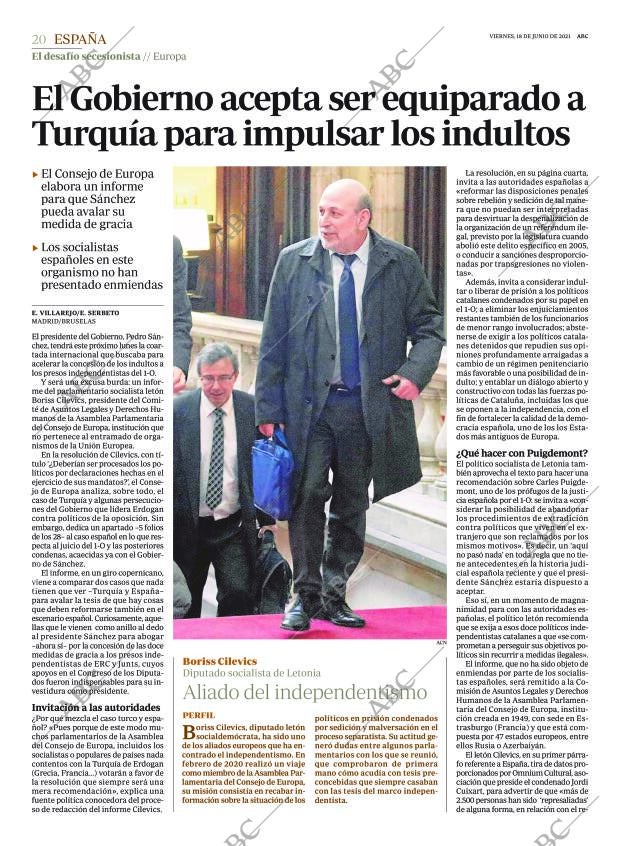 ABC MADRID 18-06-2021 página 20