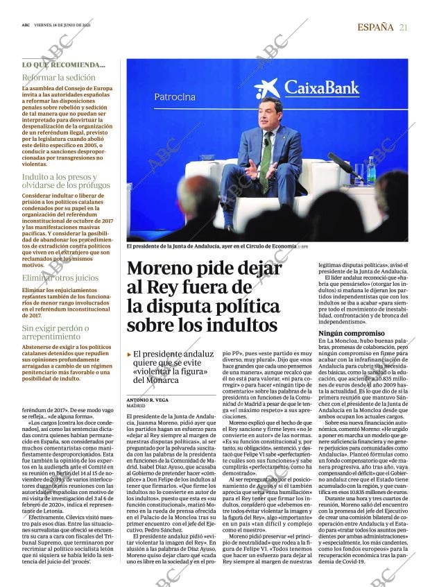ABC MADRID 18-06-2021 página 21