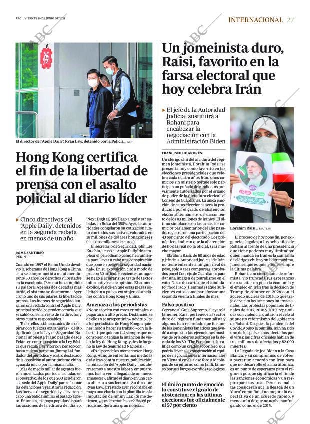 ABC MADRID 18-06-2021 página 27
