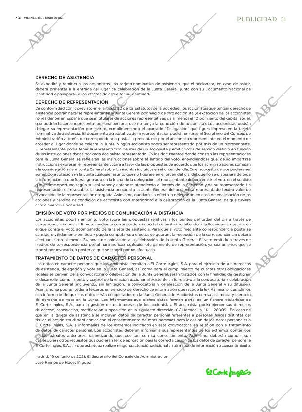 ABC MADRID 18-06-2021 página 31