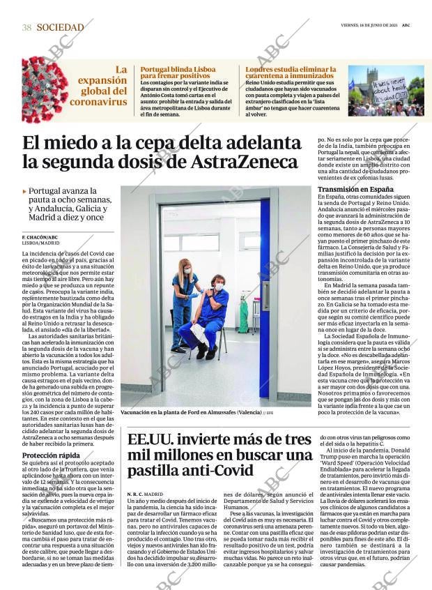 ABC MADRID 18-06-2021 página 38
