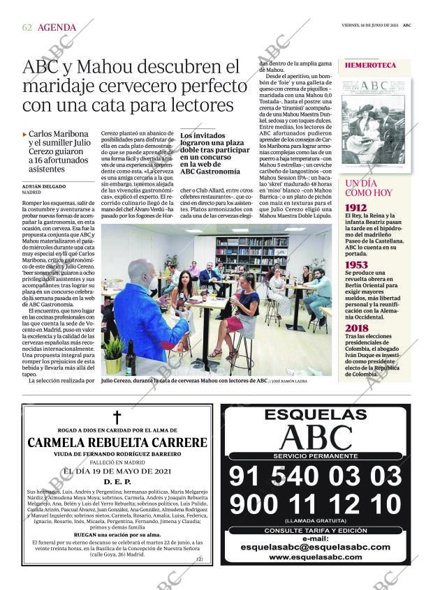 ABC MADRID 18-06-2021 página 62