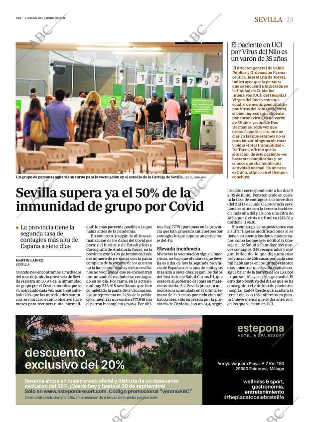 ABC SEVILLA 18-06-2021 página 23