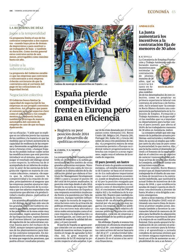 ABC SEVILLA 18-06-2021 página 45