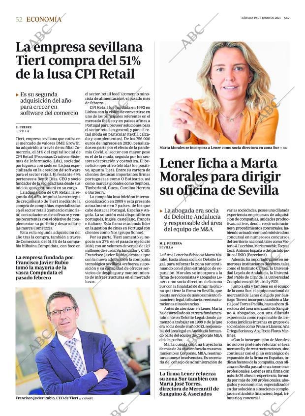 ABC SEVILLA 19-06-2021 página 52