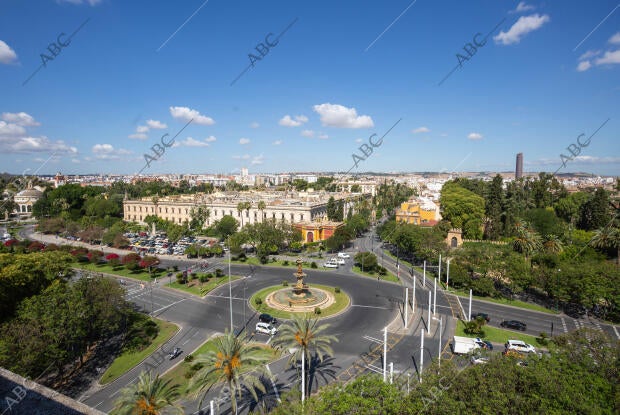 Vistas de Sevilla desde la Audiencia Provincial