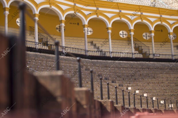 La plaza de Toros de la maestranza sin Actividad