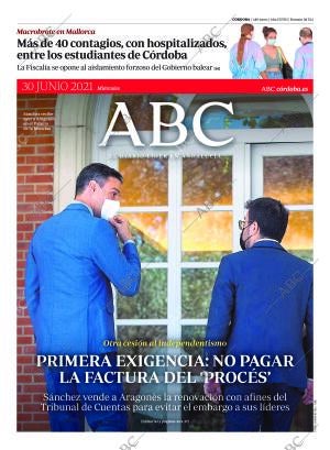 ABC CORDOBA 30-06-2021 página 1