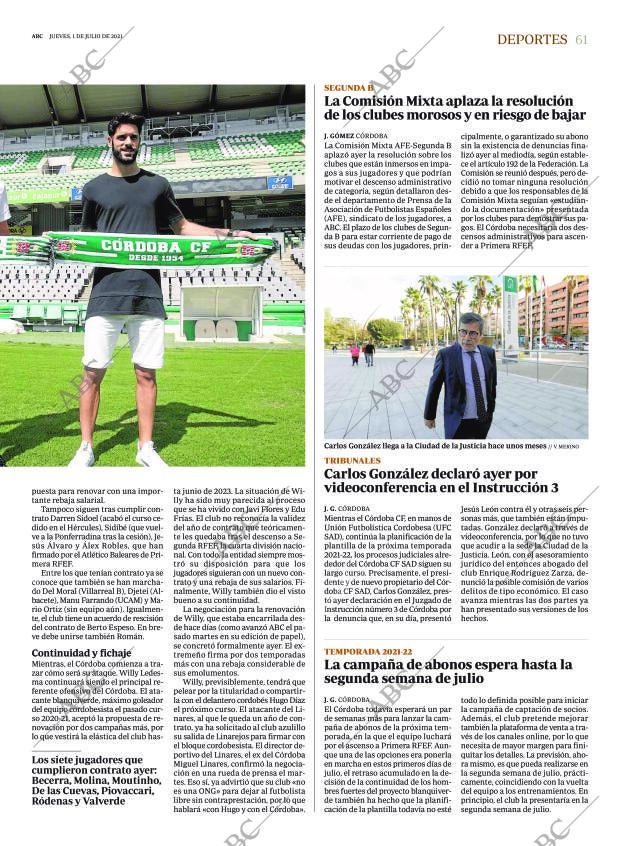 ABC CORDOBA 01-07-2021 página 61