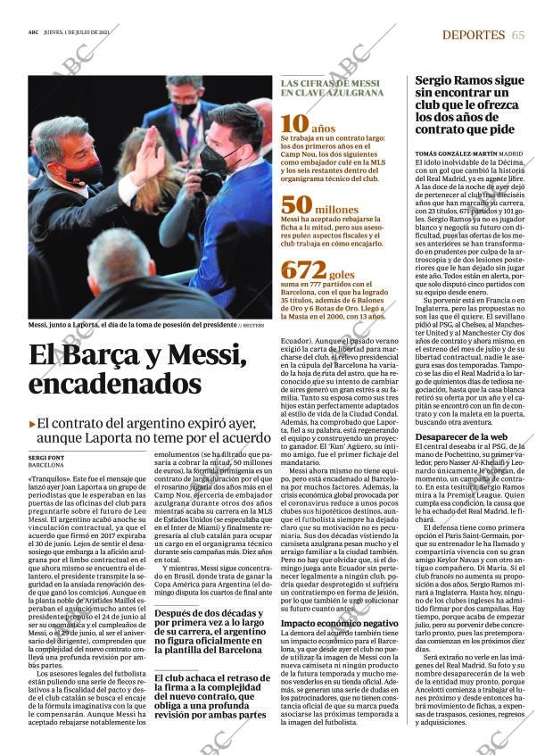 ABC CORDOBA 01-07-2021 página 65