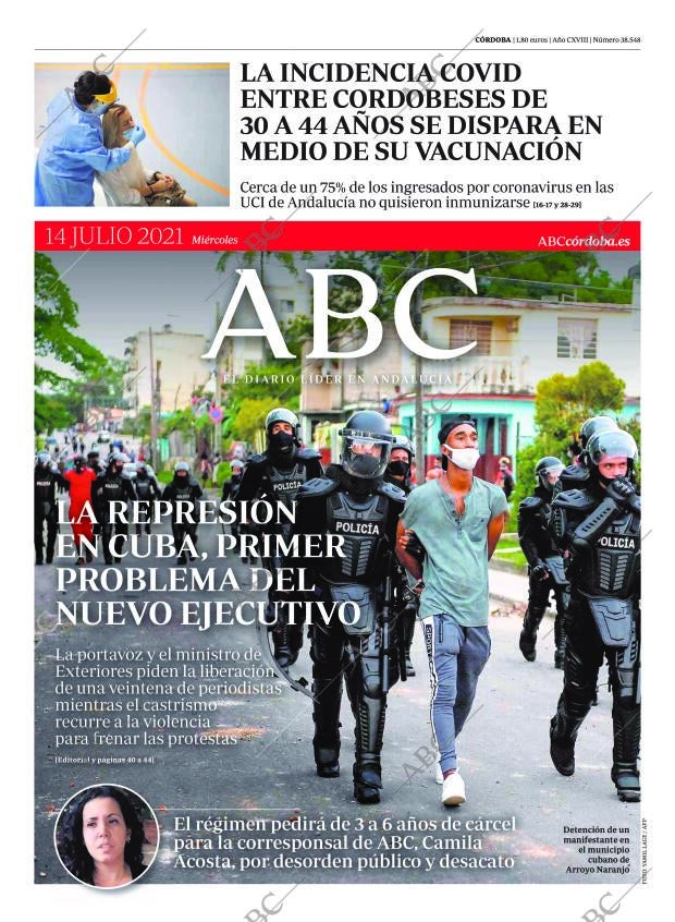 ABC CORDOBA 14-07-2021 página 1